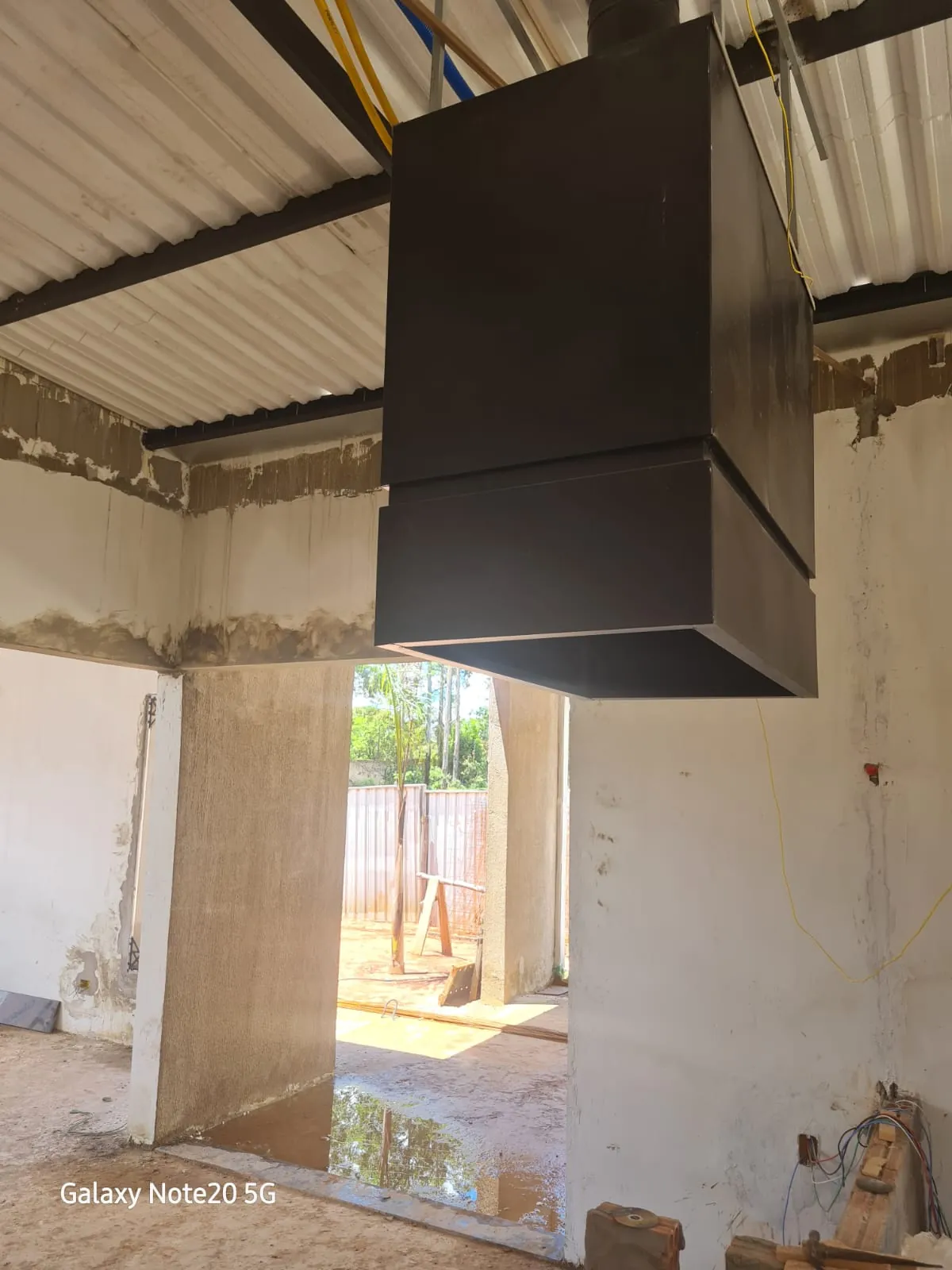 Instalações - obra em andamento